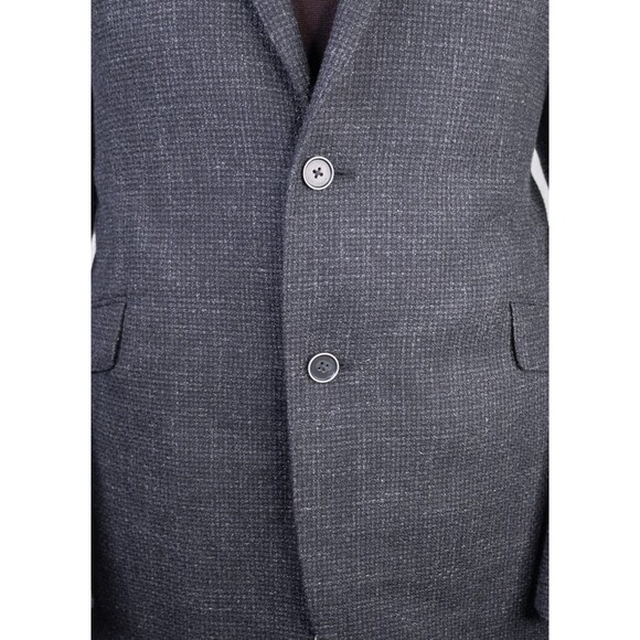 Joseph Abboud Heritage COMERO Sport Coat Men Size 46L Gray Wool/Cotton 2 Button - Picture 3 of 14